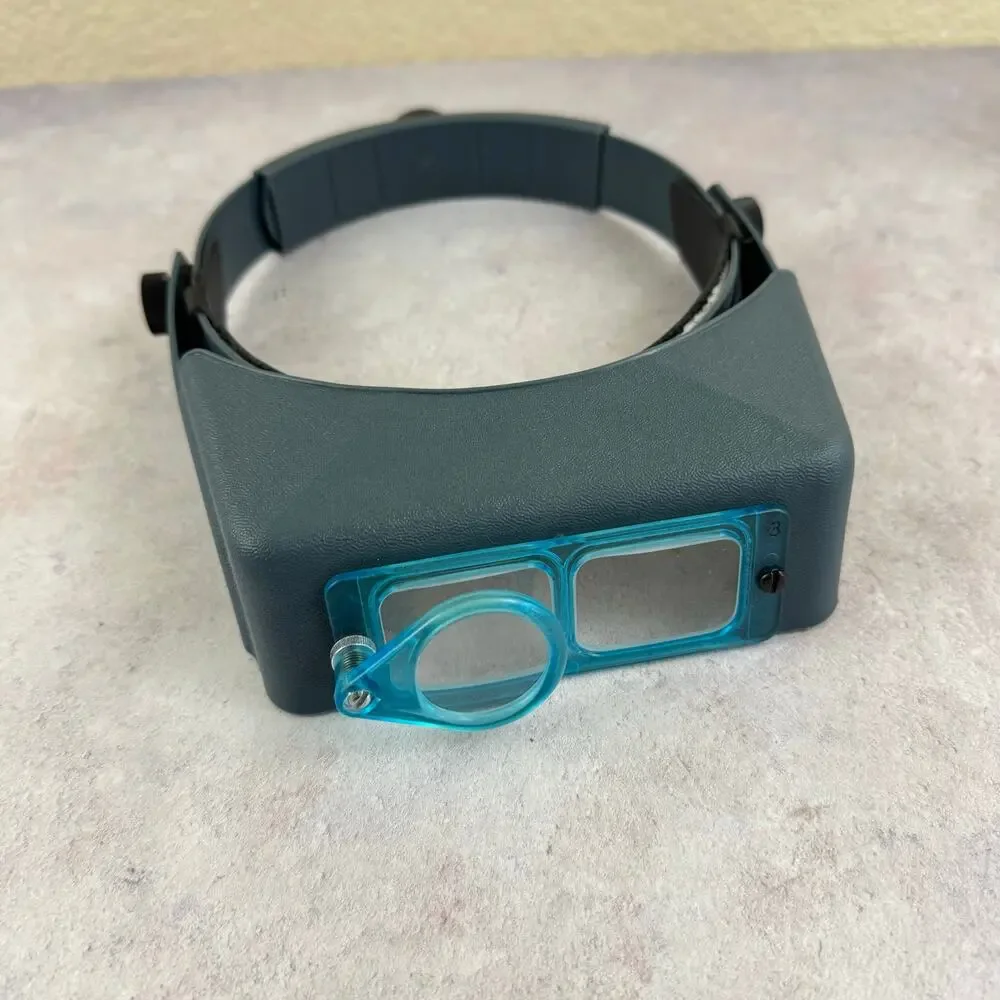 Vintage Donegan OptiVISOR DA-3 Headband Magnifier New Open Box